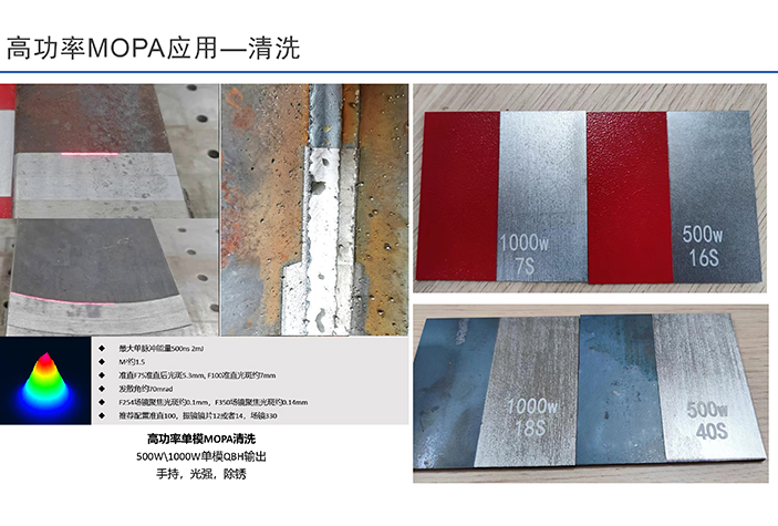 高功率MOPA激光清洗